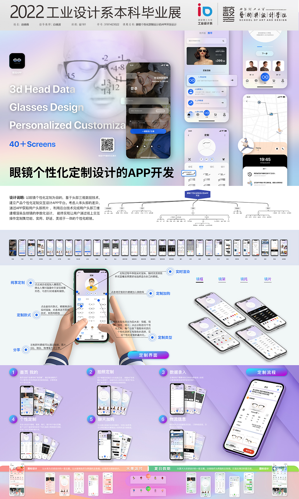 眼镜个性化定制设计的APP开发